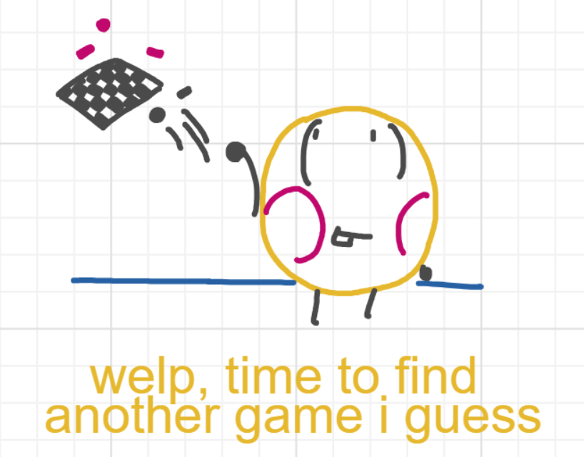 A panel from What's The Point, episode five of the Board Boards object show by Furretwalk/WalkingFurret.